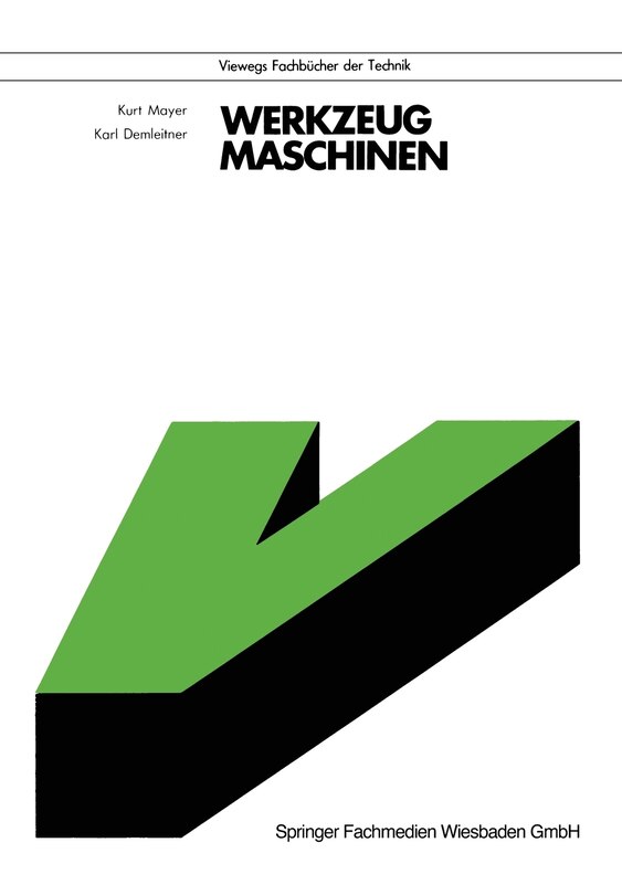 Front cover_Werkzeugmaschinen