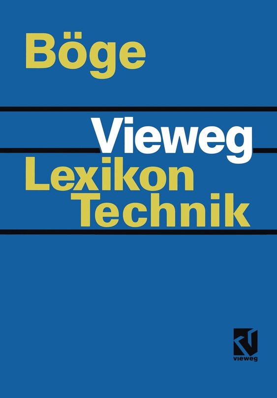 Front cover_Vieweg Lexikon Technik