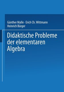Couverture_Didaktische Probleme der elementaren Algebra