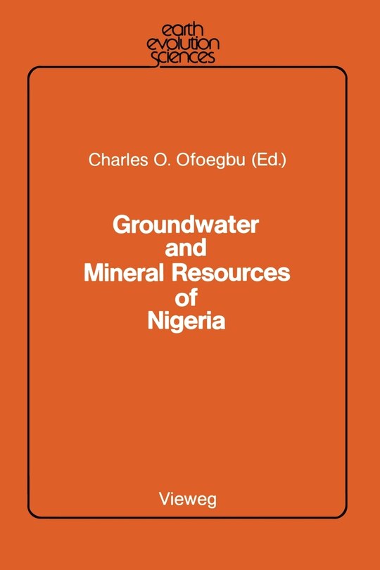 Front cover_Groundwater and Mineral Resources of Nigeria