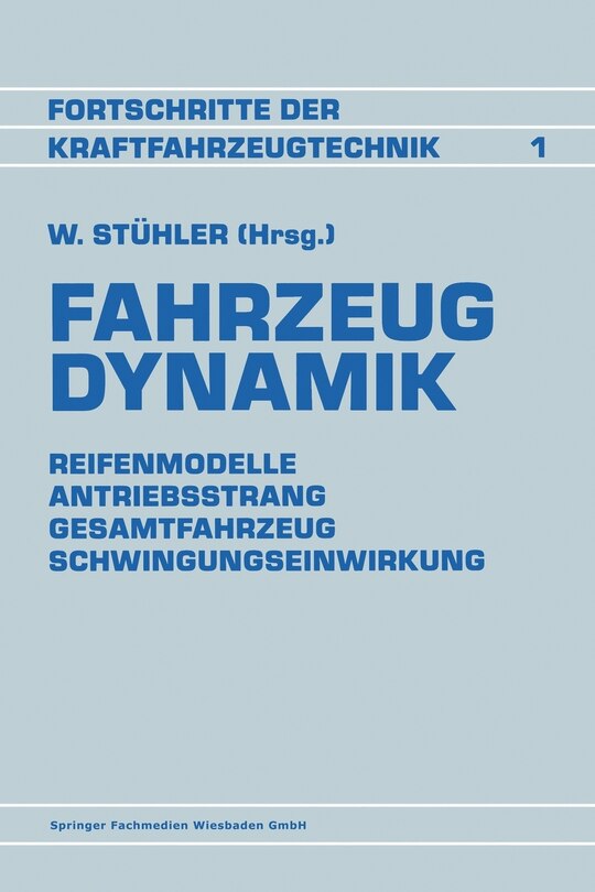 Front cover_Fahrzeug Dynamik