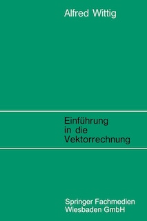Front cover_Einführung in die Vektorrechnung