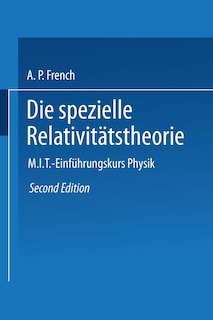 Front cover_Die spezielle Relativitätstheorie