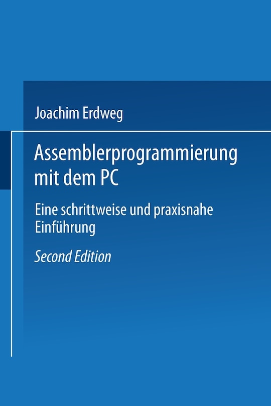Couverture_Assembler- Programmierung mit dem PC