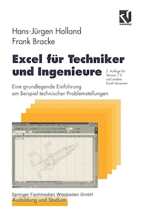 Front cover_Excel f&uuml;r Techniker und Ingenieure