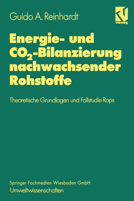 Front cover_Energie- und CO2-Bilanzierung nachwachsender Rohstoffe