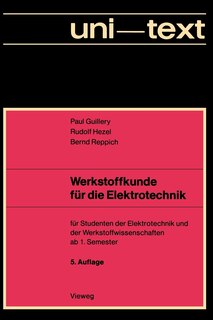 Front cover_Werkstoffkunde für die Elektrotechnik