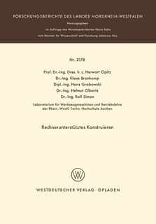 Front cover_Rechnerunterstütztes Konstruieren