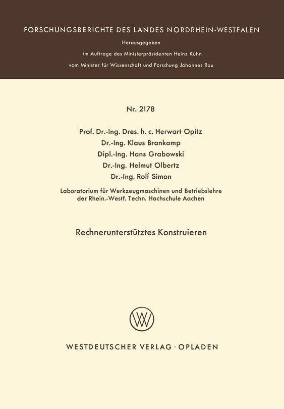 Front cover_Rechnerunterstütztes Konstruieren