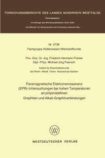 Paramagnetische Elektronenresonanz (EPR)-Untersuchungen bei hohen Temperaturen an polykristallinen Graphiten und Alkali-Graphitverbindungen