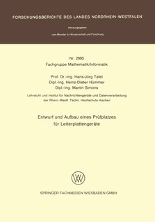 Front cover_Entwurf und Aufbau eines Prüfplatzes für Leiterplattengeräte