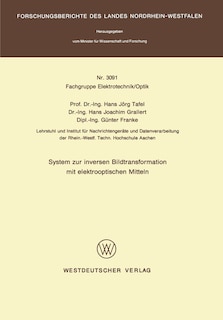 System zur inversen Bildtransformation mit elektrooptischen Mitteln