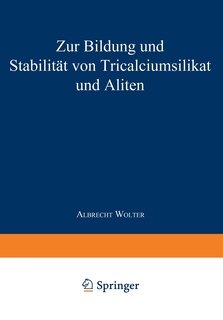 Front cover_Zur Bildung und Stabilität von Tricalciumsilikat und Aliten