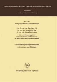 Couverture_Cyclocarbonylierungsreaktionen mit Alkinen und Olefinen