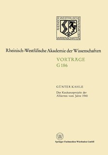Front cover_Das Kaukasusprojekt der Alliierten vom Jahre 1940