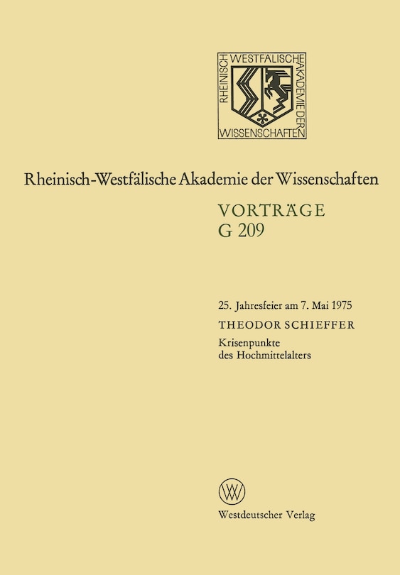 Front cover_Krisenpunkte des Hochmittelalters