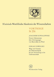 Front cover_Neuere Erkenntnisse über Schwingungen von Bauwerken im Wind. Wege und Grenzen der Plastomechanik bei der Anwendung in der Umformtechnik
