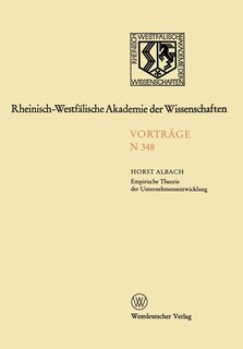 Front cover_Empirische Theorie Der Unternehmensentwicklung