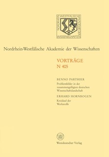 Front cover_Nordrhein-Westfälische Akademie Der Wissenschaften