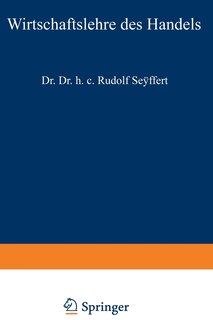Front cover_Wirtschaftslehre des Handels