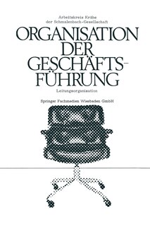 Couverture_Die Organisation der Geschäftsführung