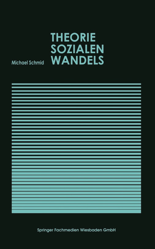 Front cover_Theorie sozialen Wandels