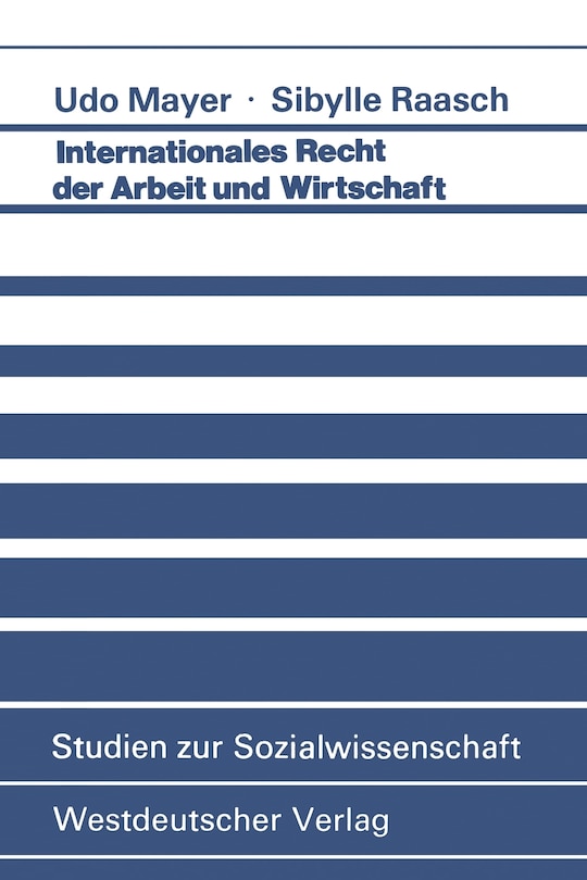 Front cover_Internationales Recht der Arbeit und Wirtschaft