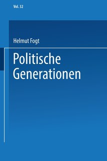 Front cover_Politische Generationen