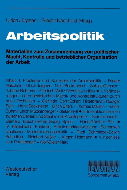 Arbeitspolitik