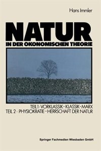 Front cover_Natur in Der Ökonomischen Theorie