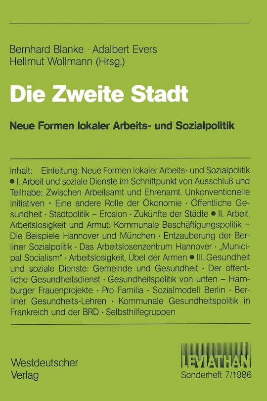 Front cover_Die Zweite Stadt