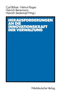 Front cover_Herausforderungen an die Innovationskraft der Verwaltung
