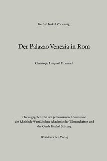 Front cover_Der Palazzo Venezia in Rom