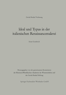 Front cover_Ideal und Typus in der italienischen Renaissancemalerei