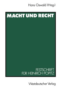 Couverture_Macht und Recht