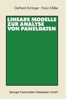 Front cover_Lineare Modelle zur Analyse von Paneldaten