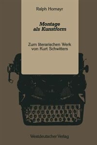 Front cover_Montage als Kunstform