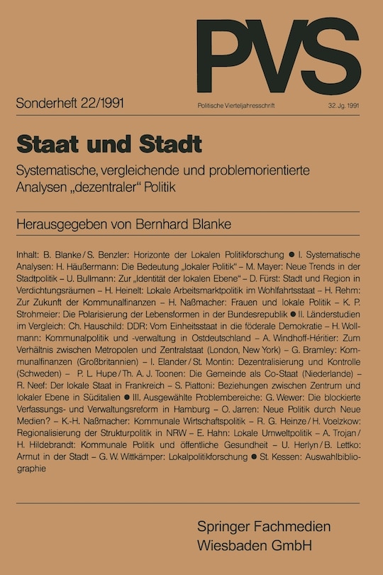 Couverture_Staat Und Stadt