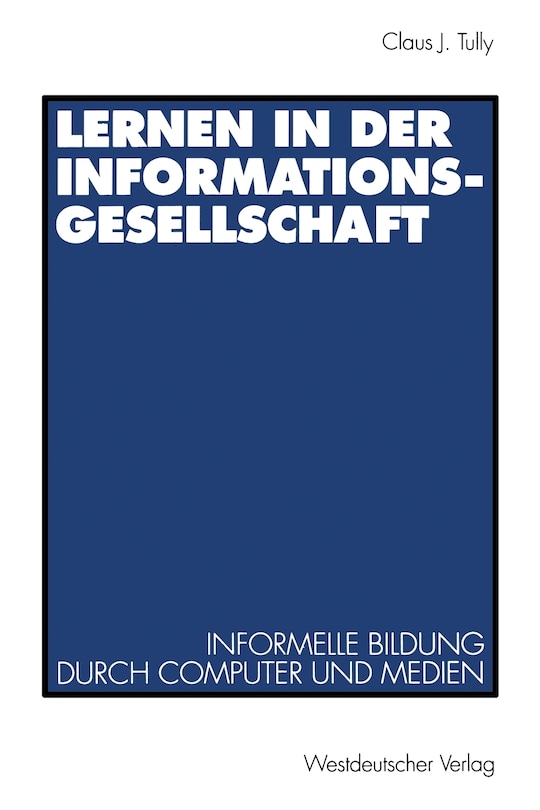 Couverture_Lernen in der Informationsgesellschaft