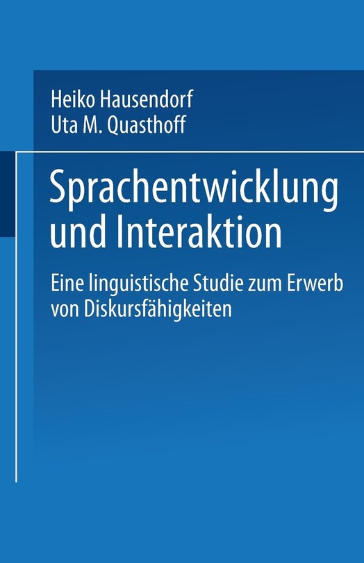 Couverture_Sprachentwicklung und Interaktion