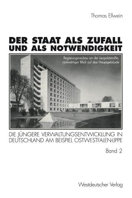 Couverture_Der Staat ALS Zufall Und ALS Notwendigkeit