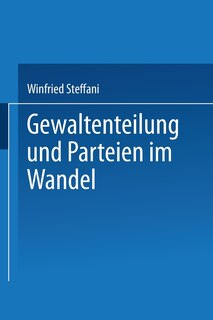 Front cover_Gewaltenteilung Und Parteien Im Wandel