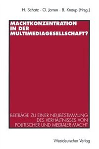 Front cover_Machtkonzentration in der Multimediagesellschaft?