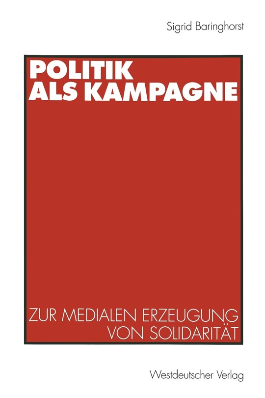 Front cover_Politik als Kampagne