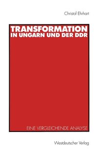 Front cover_Transformation in Ungarn und der DDR