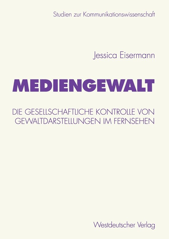 Front cover_Mediengewalt