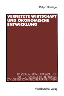 Front cover_Vernetzte Wirtschaft und ökonomische Entwicklung