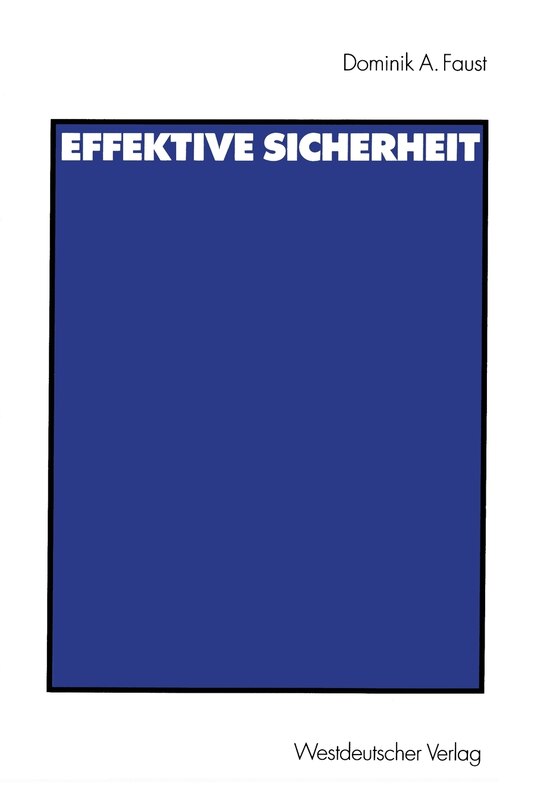 Front cover_Effektive Sicherheit