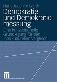 Front cover_Demokratie und Demokratiemessung