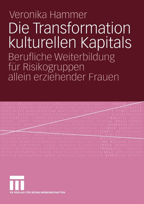 Front cover_Die Transformation kulturellen Kapitals